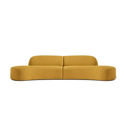 Modern Modular Sectional Office Reception Sofa Set for Hotels Living Rooms Elegant Fabric Cover Combination Public Area Seating