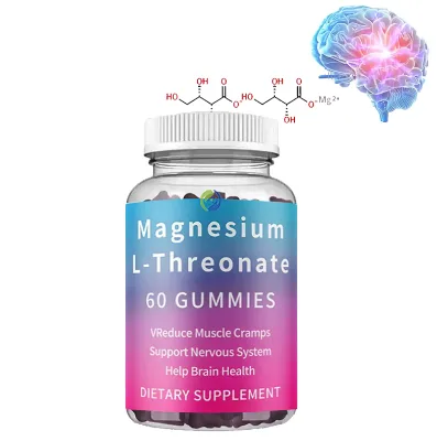 Ausreson Private Label Magnesium l Threonate Vitamin Sleep Supplements Bulk Magnesium L-threonate Gummies