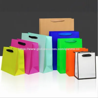 FSC Certified Waterproof Paper Foldable Shopping Bags for Eco-friendly Shopping
