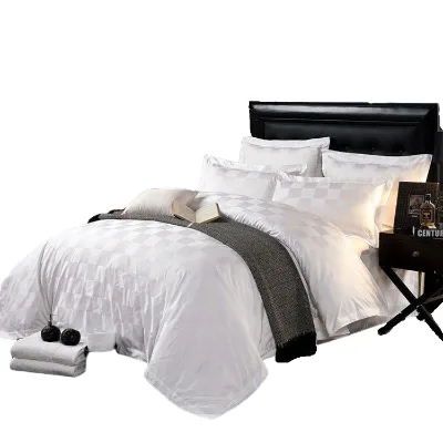 Hilton Bedding Used 60*40S High Quality 5 Star Hotel Bed Sheet Bedding Sets