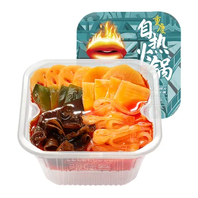 Chinese Food Spicy Self Heating Vegetable 350g Vegetable Instant Hot Pot