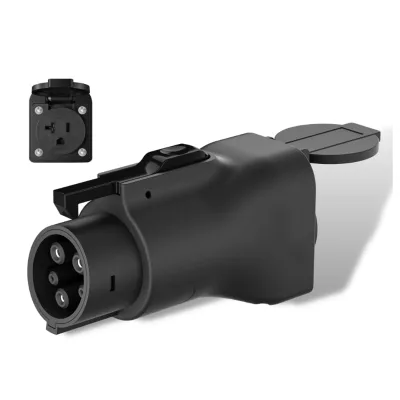 American Standard V2l Adapter Vehicle to Load Discharge Ev Adapter Plug Bidirectional 3kw 5kw J1772 V2l Adapter