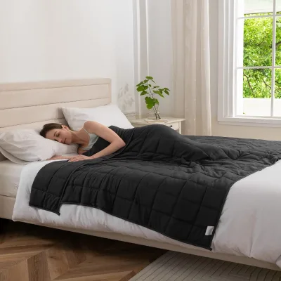 Weighted Blanket Adult Stress Relief Therapy Blanket Heavy Weight Blanket for Calm Senses