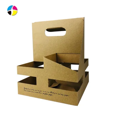 Sturdy Durable Keeping Shape Well Wide Handle Design Cardboard Beer Holder
