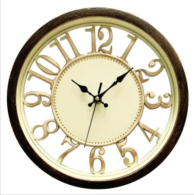 Cheapest 3D Simply Digital Plastic Wall Clock for Room Decorative