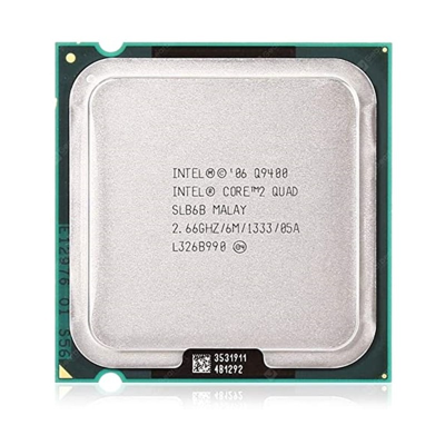 For Slb6b 6M Cache Intel Core 2 Quad Cpu Processor Q9400 2.66 Ghz 1333 Mhz Fsb for Desktop Socket 775