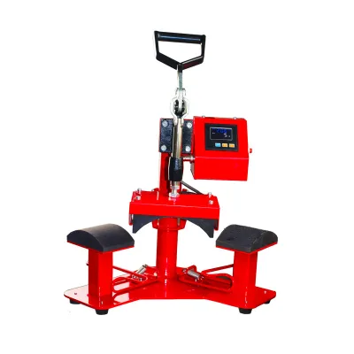 Dual-Station Swivel Cap Heat Press Multi-Functional Dual-Head DIY Cap Customization Machine