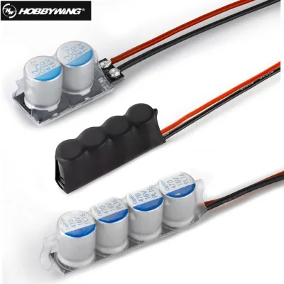 Aoda 1Pcs Hobbywing Low-impedance Capacitor Module 4 for Ezrun Xerun Car ESC Super Capacitor Module#4 Module 470u/35V*4PCS 5.0