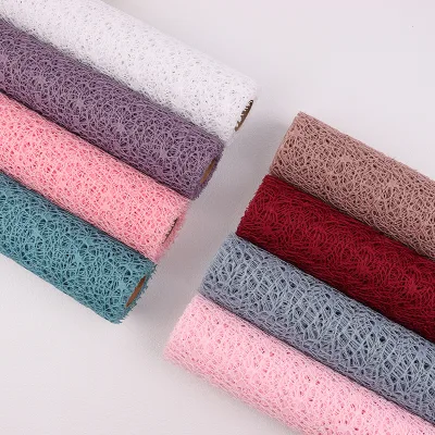 50cm*5 Yards Korean Flower Wrapping Net Deco Mesh Roll for Gift Bouquet Wrapping Flower Wrapping Mesh