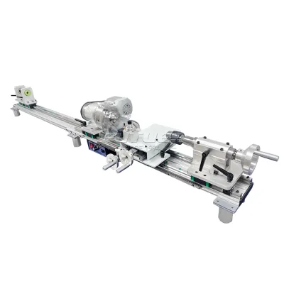 Factory Manufacturer Precision Manual Horizontal Bench Cue Repair Lathe Machine