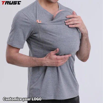 2025 New Kangaroo Dad Multifunctional T-Shirt Vest for Parents and Child Comfortable Soothing Clothes Men's T-Shirts