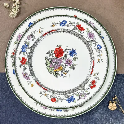 Wholesale High Quality Ceramics Microwave Safe Tableware for Hotels Restaurants Home Use; Chinese-Style Plates Plates Plates