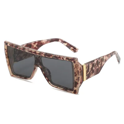 High Quality Flat Top Designer Square Sunglasses Fashion Oversized Sunglasses for Women