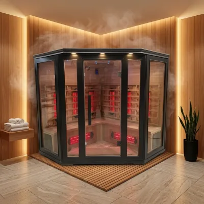 Indoor Infrared Sauna Full Spectrum Sauna Room Steam Sauna