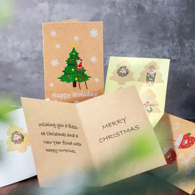 Excellent Wholesale New Design Personalized Thank You Card Unique Folding Greeting Card Postcard Paper