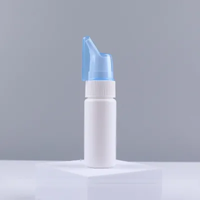 10Ml Hdpe White Bottle Plastic Nasal Spray Bottles Pump Sprayer Mist Nose Spray Refillable Bottles for Medical Packaging