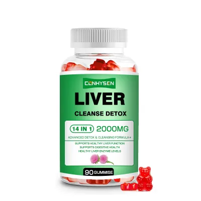 Private Label Natural Supplement Milk Thistle Supplement Liver Detox & Cleanse Gummies Liver Care Support