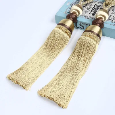 Classic Luxurious Durable Eco-Friendly Polyester Mid Century Modern 77cm Curtain Decorative Accessories Tassel Bands Straps