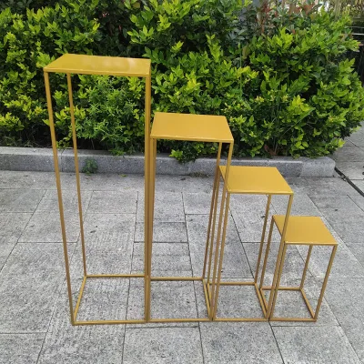 High Quality Iron Wedding Birthday Cake Stand Display Pillar Plinth for Modern Home Decoration