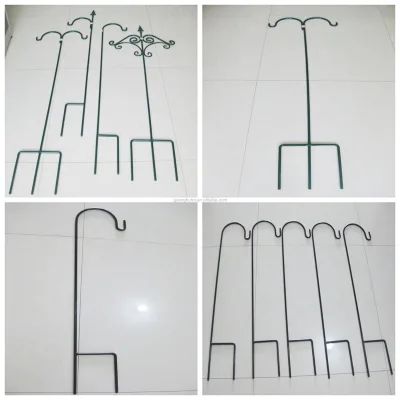 Galvanized Steel Shepherd Hook for Outdoor Garden Solar Light Plant Hanger Wedding Bird Feeder