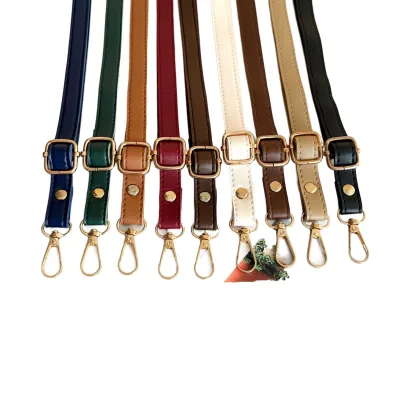 PU Adjustable Leather Straps for Single Shoulder Bags Wholesale Replaceable Handbag Strap Hooks Portable Feature Available