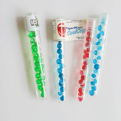 18 Papermint Cool Mint Capsule Balls 5mm for Mouth Fresh for Men and Women Dating