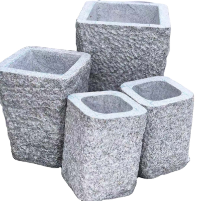 Large Plants Stone Gardening Pots Cheap Natural Stone Plant Pot