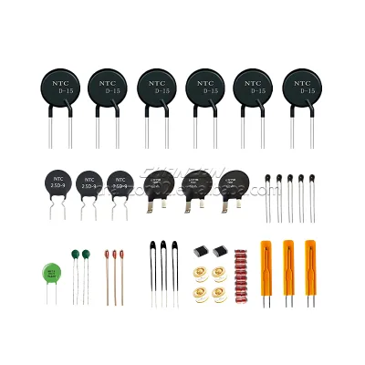 NTC PTC Thermistor Temperature Sensitive Resistor 2.5D 5D 8D 10D 16D 22D - 5 to 20 MF All Types Power Thermal Sensor Resistances
