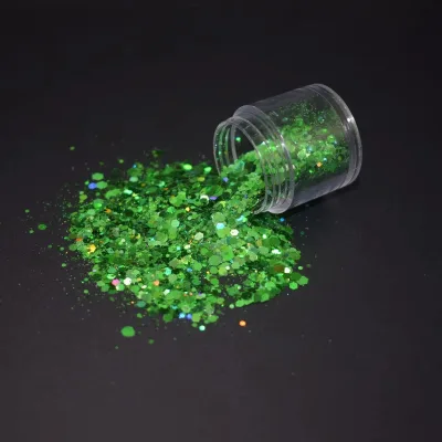 Broyal Supply High Quality Solvent - Resistant Holographic Glitter Powder Nail Glitter Powder