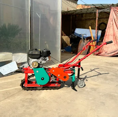 Two Rows Mini Small Garlic Harvesting Machinery For Sale