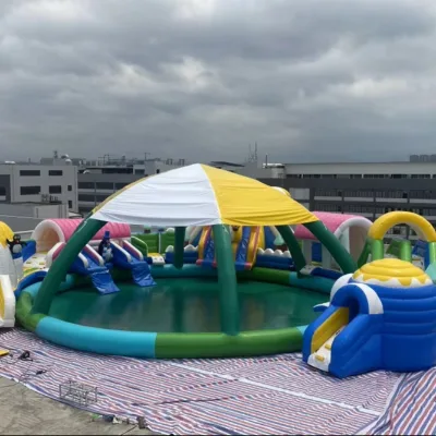 High Quality Outdoor Large Bounce House Inflatable Water Theme Park on Sale for Kids and Adults