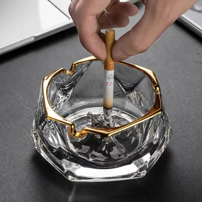 Wholesale Luxury Glass Cigar Ashtray