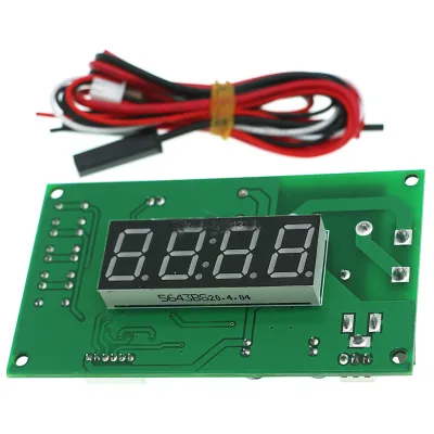4 Digits Timer Control Board Coin Acceptors Equipment Time Controller for Massage Chair Water Vending Machine Washing Machine