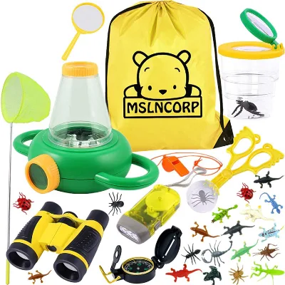 Kids Explorer Kit and Nature Exploration Toy with Vest & Hat Costume for Boys Girls