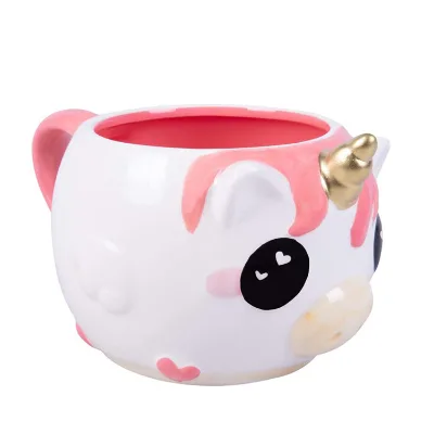 Pink  Coffee Mug - Cute Unicorn Ceramic Mug - Great Gift for Kids and Adults