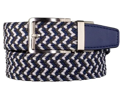 Fashion Lightweight Braided Golf Belt Metal Buckle Belt for Men