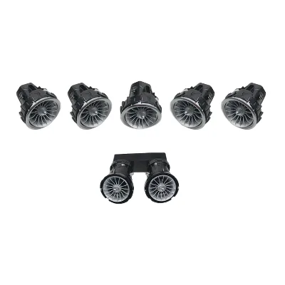 For Turbine Air Outlet Vents with Ambient Lighting for E-Class W213 (1994-2016) 64 Multi-color Options 1-Year Warranty