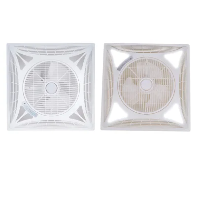 China Manufacturer Silent School Hotel Room False Square Flush Mounted Air Circulation Electric Ceiling Fan With Remote Control