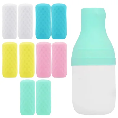 Silicone Bottle Covers Elastic Sleeves for Leak Proofing Silicone Bottle Sleeve Travel Essentials for Women Men