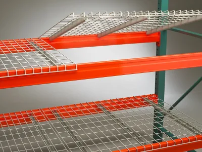 Mracking Heavy-Duty Metal Mesh Shelving, Suitable for Storage in Large Industrial Warehouses