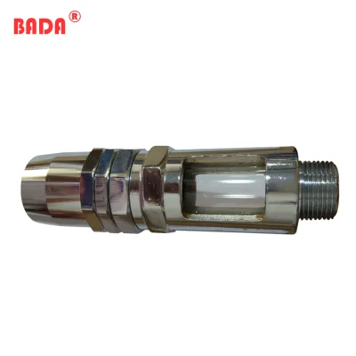 Fuel Dispenser Window Oil Sight Glass Brass Rotation with Glass Viewer