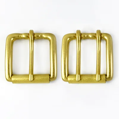Meetee ZK827 40mm Pure Brass Quick Top Open Men's Unique Belt Buckles