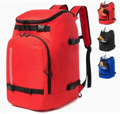 BSCI GRS Durable 50L Ski Boot Carrier Bag for Adventurous Outdoor Use Ski Boot Bag