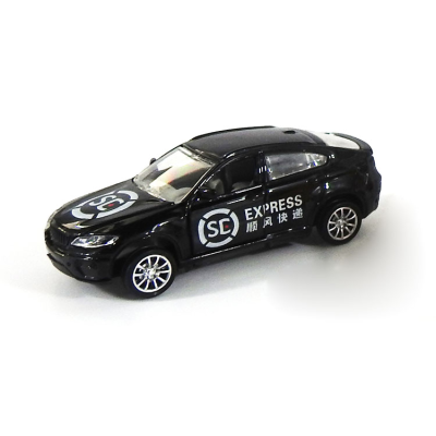 1:64 Pull Back Die Cast Car Toy with 2 Doors Openable for Kids