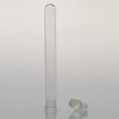 Lab Heat Resistant Round Bottom Glass test Tube with Glass Stopper