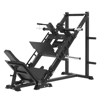 Steel Inverted Leg Press Squat Combo Machine Home Fitness Equipment 45-Degree Incline Press Machine 100kg Max User Weight