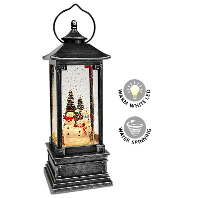 Hot Sale Christmas LED Snowman Decoration with Color-Changing Lights Battery/DC Powered Plastic Indoor Use