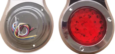 Truck Side Lights with Groove Mount Design Specifically Designed for Grooved Semi Truck Bodies