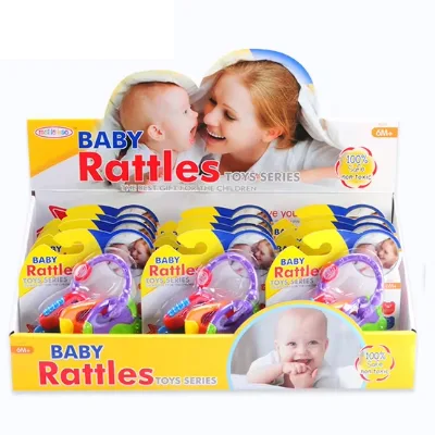 Lion Colorful Soft Infant Rattle Early Development Learning Music Toy