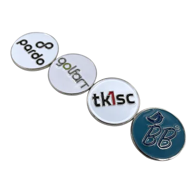 Quality Customization Hard Enamel Golf Gifts Magnetic Golf Ball Marker